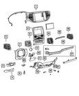 Genuine Mopar Instrument Panel Applique 7EH101DWAA New. Price: $204.14.