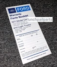 Nos Ford Warranty Mustang Mach Torino Cobra Galaxie Custom Rancheo F100 F250 New. Price: $20.00.