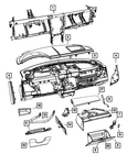 Genuine Mopar Glovebox Door Latch 5JM53BD1AE New. Price: $6.00.