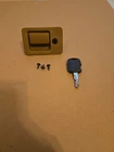 94-98 Ford Mustang Glove Box Compartment Latch Brown With Key & Hardware Oem Used. Price: $33.00.