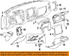 Gm Oem 14-19 Sierra 1500 Instrument Panel Components-storage Compart 23115096 New. Price: $138.16.