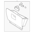 Genuine Ford Glove Box Assembly 4L1Z-7806024-BAC New. Price: $77.39.