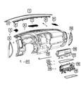 Genuine Mopar Instrument Panel Glove Box 6EK071X7AJ New. Price: $62.91.