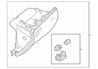 Genuine Mercedes-benz Glove Compartment Housing 166-680-00-91-8T42 New. Price: $644.73.