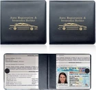 2PACK Car Registration Insurance Holder 5.31" 4.80" Box Organizer With Touch New. Price: $12.20.