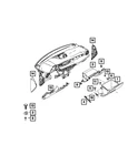 Genuine Mopar Glove Box Door Latch Striker Right 68280478AA New. Price: $5.02.