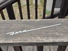 Ford Fairlane 1955 1956 Emblem Glove Box Trim Line Script Victoria BN-7004460-A Used. Price: $6.49.