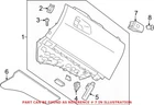 Genuine Oem Front Glove Box Latch For Bmw 51169290976 New. Price: $81.61.