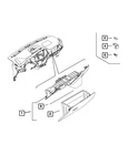Genuine Mopar Glove Box Door Bumper 68134786AA New. Price: $11.44.