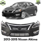 Front Bumper Cover Primed & Headlight Assembly Kit For 2013-2015 Nissan Altima New. Price: $430.00.