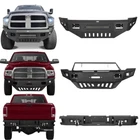 Hooke Road Black Steel Front Rear Bumper Combo For Dodge Ram 2500/3500 10-18 New. Price: $499.58.