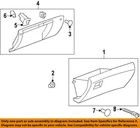 Gm Oem 97-17 Acadia Limited Box-glove Assy Stop 10356314 New. Price: $16.62.