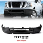 Black Steel Front Bumper Face Bar For 2012-2021 Nissan NV1500 NV2500 NV3500 New. Price: $280.00.