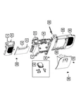 Genuine Mopar Glove Box Door Dampener 68641184AA New. Price: $19.56.