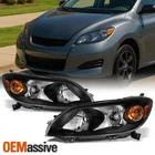 Fits 2009 2010 2011 2012 2013 Toyota Matrix Left+right Side Black Headlights New. Price: $152.99.
