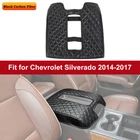 For Silverado 14-17CARBON Style Leather Center Console Lid Box Cover Armrest Pad New. Price: $25.49.