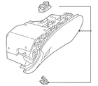 Genuine Mercedes-benz Glove Compartment Housing 238-680-35-00-8U09 New. Price: $536.40.