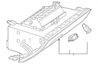 Genuine Mercedes-benz Glove Compartment Housing 177-680-39-00-64-9051 New. Price: $225.09.