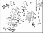 Mercedes W216 CL550 CL63 CL65 Amg Left Seat Release Handle Housing A2169100171 New. Price: $115.00.