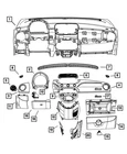 Genuine Mopar Instrument Panel Glove Box 1RZ01JD7AC New. Price: $40.56.