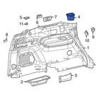 For Jeep Grand Cherokee 21-25 Rear Left Interior Quarter Panel Cup Holder New. Price: $11.22.