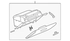 Genuine Gm Glove Box Assembly 15243095 New. Price: $137.18.