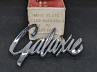 Nos 1961 Ford Galaxie Glovebox Emblem Plate Badge Ornament C1AB-6204460A New. Price: $85.49.