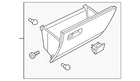 Genuine Volkswagen Glove Box Door 5NN-857-114-A-82V New. Price: $52.81.