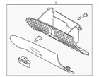 Genuine Ford Glove Box Assembly AE5Z-54060T10-AC New. Price: $132.41.