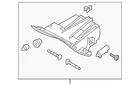 Genuine Ford Glove Box Housing CV6Z-5806010-AA New. Price: $155.40.