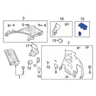 For Toyota Highlander 20-25 Rear Left Interior Quarter Panel Cup Holder New. Price: $67.67.