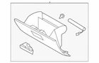 Oem New Ford Genuine 2007-2010 Edge Glove Box Assembly 7T4Z-7806024-AA. Price: $87.33.