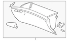 Genuine Honda Glove Box Assembly 77500-SNA-A02ZE New. Price: $332.27.