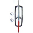 Emblem Door Panel Script Rocket Colored Convertible Hardtop 1970-72 Cutlass 1PC New. Price: $27.00.