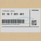 Genuine Bmw 51167001461 - Lock Cylinder Repair Kit Series X3... Neu. Price: $109.82.