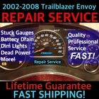 Gm Repair Service 2007 Trailblazer Envoy Gauge Cluster Dash 02 03 04 05 06 08 Remanufactured. Price: $99.95.