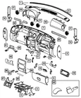 Genuine Mopar Instrument Panel Glove Box ZE71ZJ8AB New. Price: $97.51.