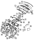 Genuine Mopar Instrument Panel Glove Box ZR771J3AE New. Price: $42.11.