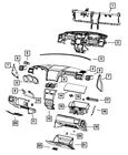 Genuine Mopar Glovebox Door Latch 5JM53XDVAE New. Price: $12.01.
