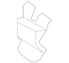 Genuine Mazda Glove Box Door Striker D09W-64-101 New. Price: $11.12.