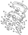 Genuine Mopar Glove Box Door PP251L5 New. Price: $8.89.