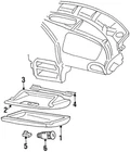 0GL62LAZ New Genuine Mopar Oem Glovebox Latch Fits Chrysler Dodge Jeep Plymouth. Price: $69.45.