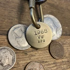 1968 Vw Bug Beetle Volkswagen Key Fob New. Price: $14.95.