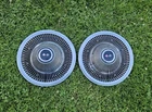 Pair 1970-1972 Chevy 14" Finned Hubcaps Wheel Covers Chevelle Malibu Camaro Used. Price: $105.00.