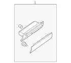 Genuine Nissan Glove Box 68247-9BH1C New. Price: $205.19.