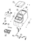Genuine Mopar Glove Box Door Bumper 5019386AB New. Price: $11.55.