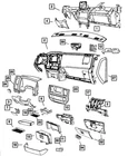 Genuine Mopar Instrument Panel Mat 5175794AA New. Price: $42.09.