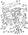 Genuine Mopar Glovebox Latch SD03MF1AC New. Price: $37.09.