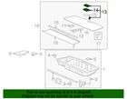 2010-2015 Honda Pilot Genuine Rear Cargo Floor Lid Lock Handle Oem 84529SZAA10ZB New. Price: $92.18.