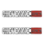 Trim Parts 9722 1971-1972 Chevrolet Truck Cheyenne Front Fender Emblem Set Usa New. Price: $79.98.